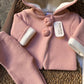 Tutina spezzata ROSA POM PON VALENTINA BEBÈS