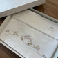 Lenzuolino INFINITO CON FIORI A RILIEVO ARTIGIANBABY