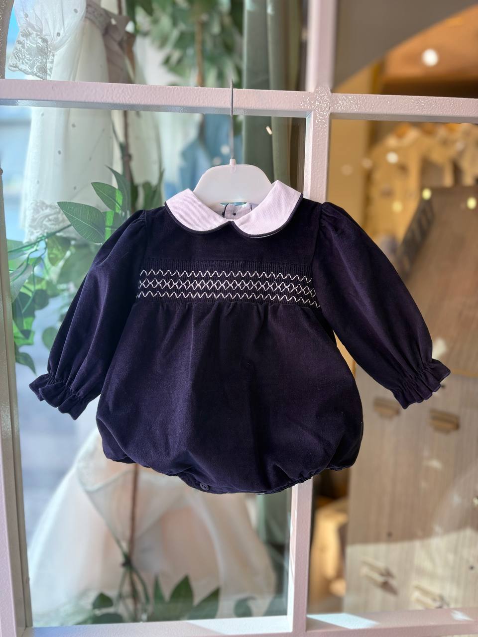 Pagliaccetto BLU PUNTO SMOCK