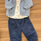 Completo Camicia e PANTALONE BLU MINIBANDA