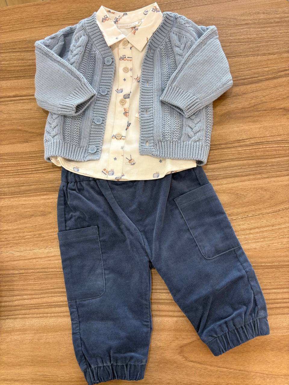Completo Camicia e PANTALONE BLU MINIBANDA