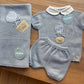 Coordinato nascita MONGOLFIERA AZZURRO JULIANA