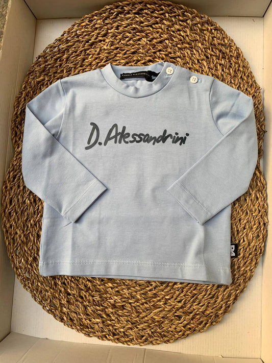 T-shirt celeste DANIELE ALESSANDRINI