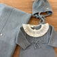 Coordinato ELEGANZA TRICOT AZZURRO Paz Rodriguez