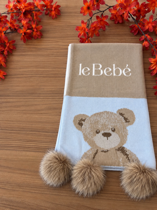 Coperta Celeste Le BEBÉ ENFANT