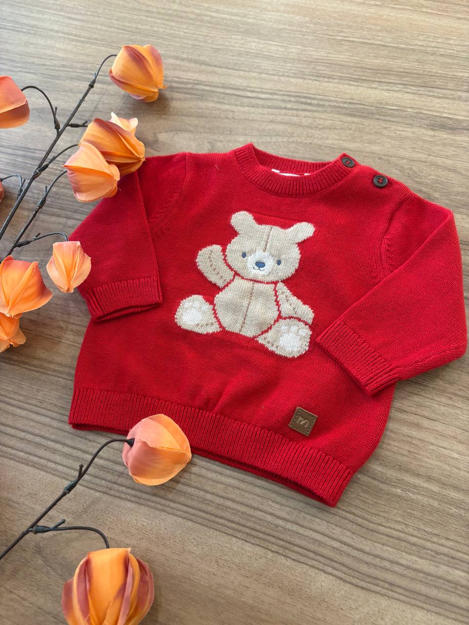 Maglioncino ROSSO ORSETTO MINIBANDA