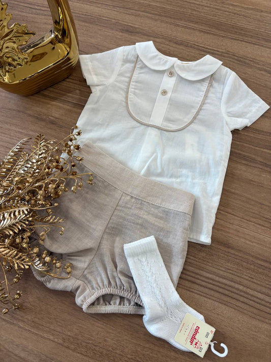 Completo beige PICCOLINA