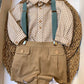 Salopette SCACCHI MARRONE DEL SUR