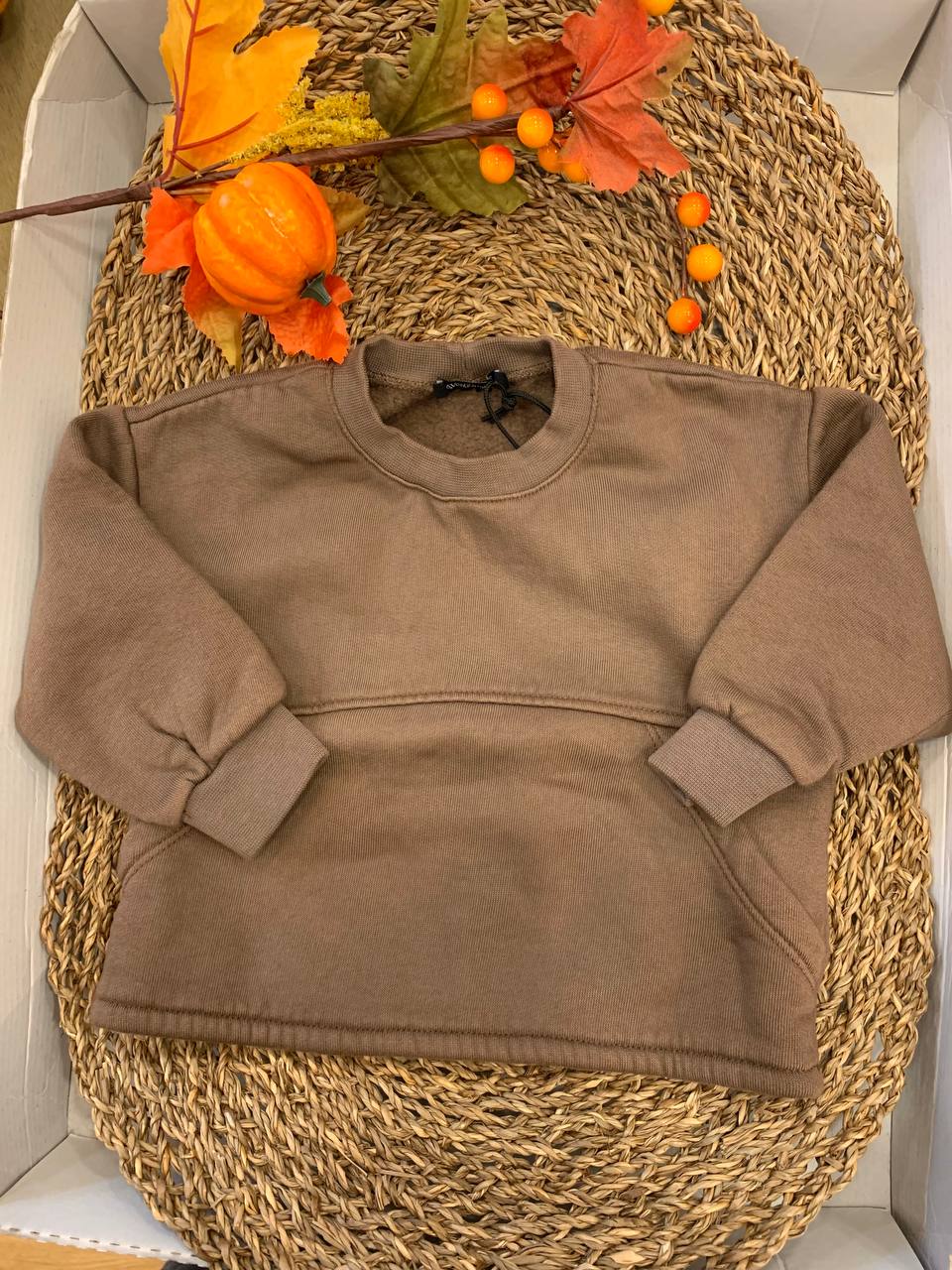 Felpa MARRONE AVENTIQUATTRORE