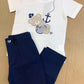 Completo t-shirt orso marinaio e pantalone Daniele alessandrini