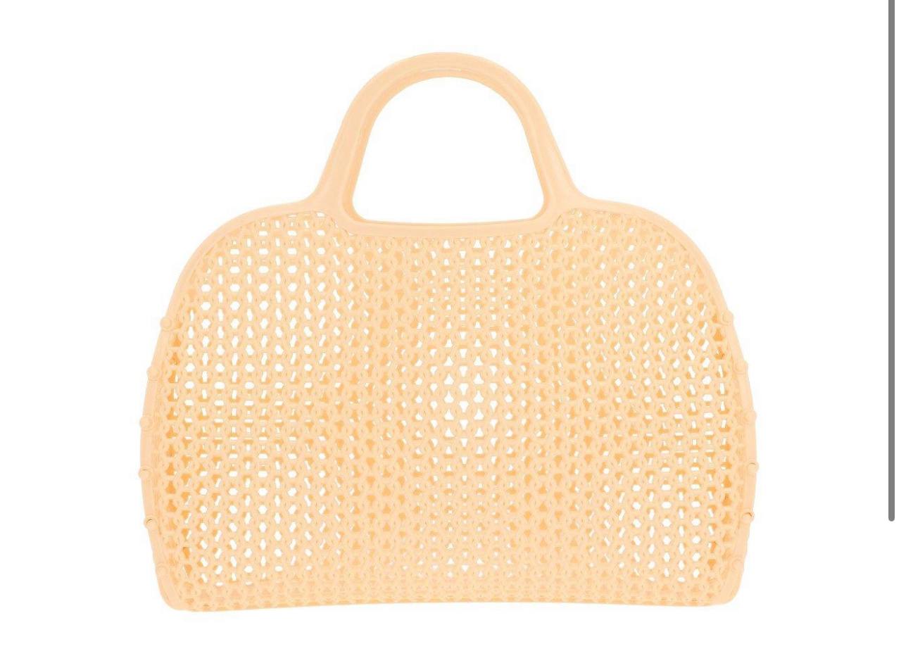 Borsa plastica retro vintage GIALLA