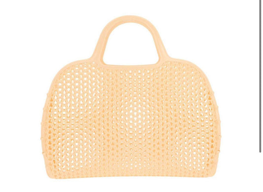 Borsa plastica retro vintage GIALLA