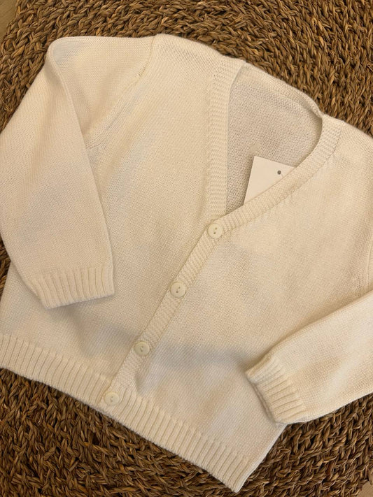Cardigan panna cerimonia