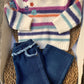 Maglioncino COLORATO e JEANS BOBOLI