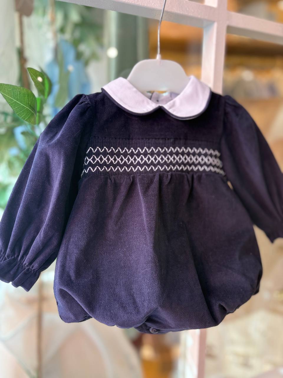Pagliaccetto BLU PUNTO SMOCK