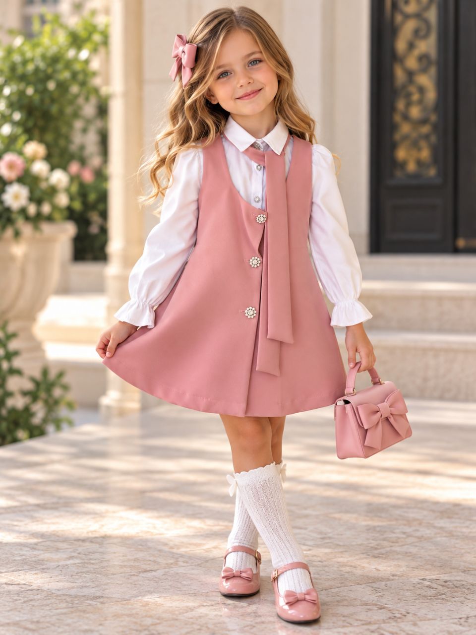 Abito ROSA ANTICO PETIT POSH