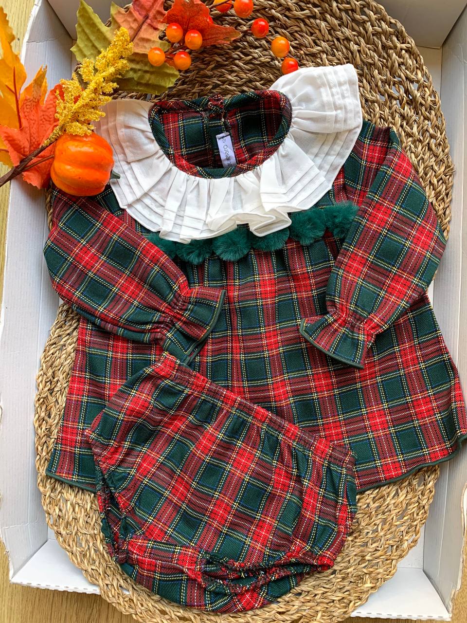 PAGLIACCETTO TARTAN PON PON CALAMARO