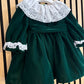 Abito VERDE BOSCO CON PIZZO GUGU GAGA