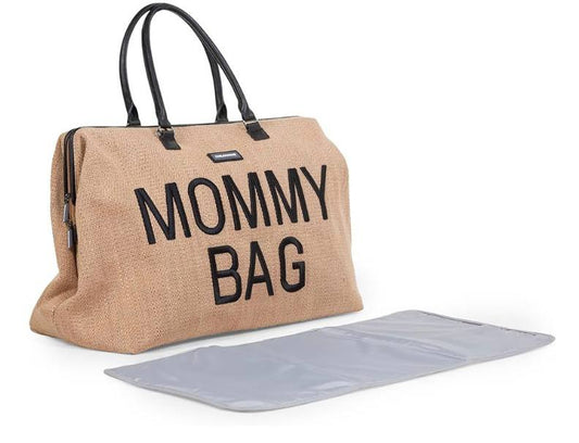 Borsa FASCIATOIO Mommy Bag Childhome RAFFIA