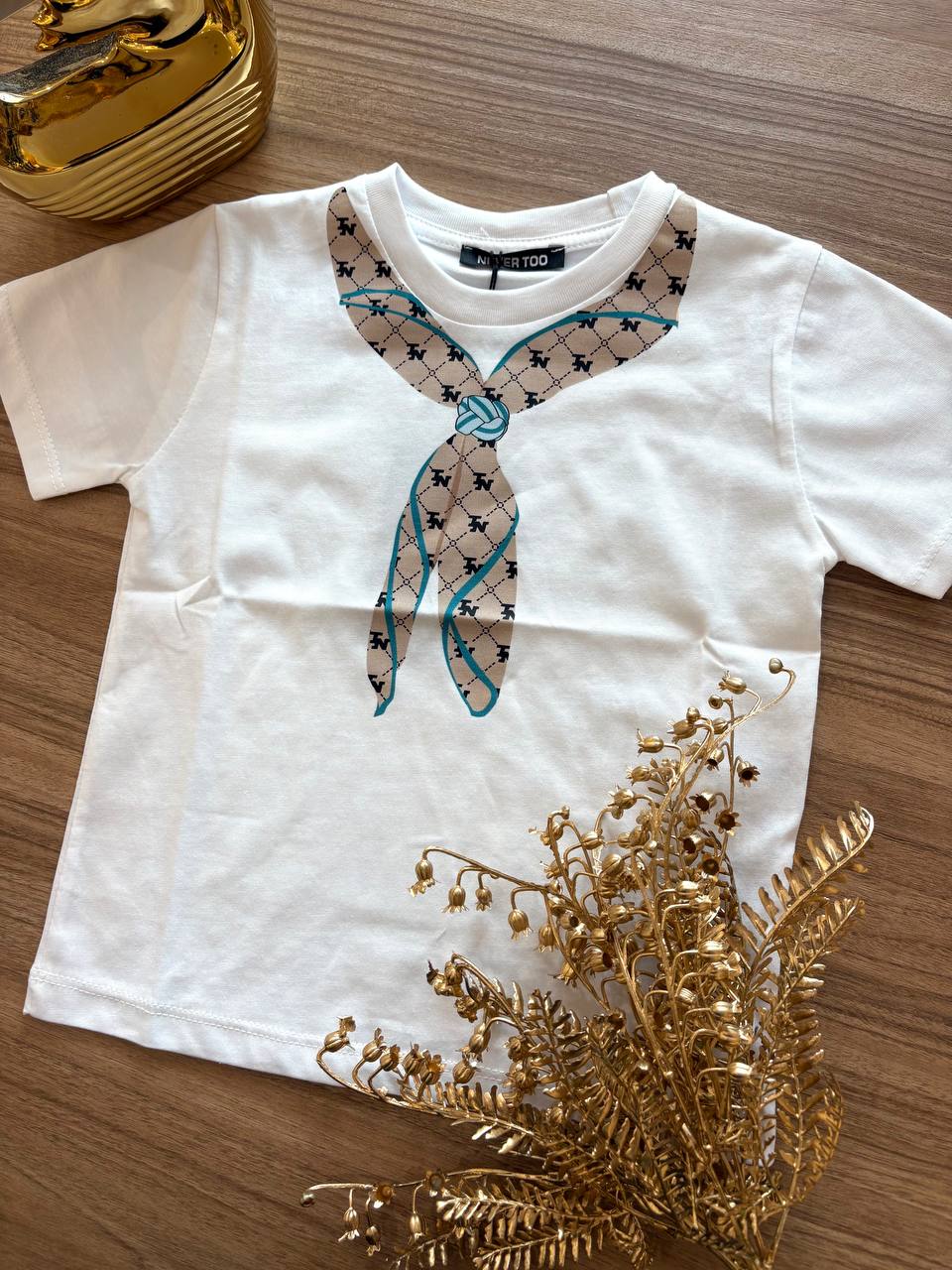 T-shirt FOULARD NEVER TOO