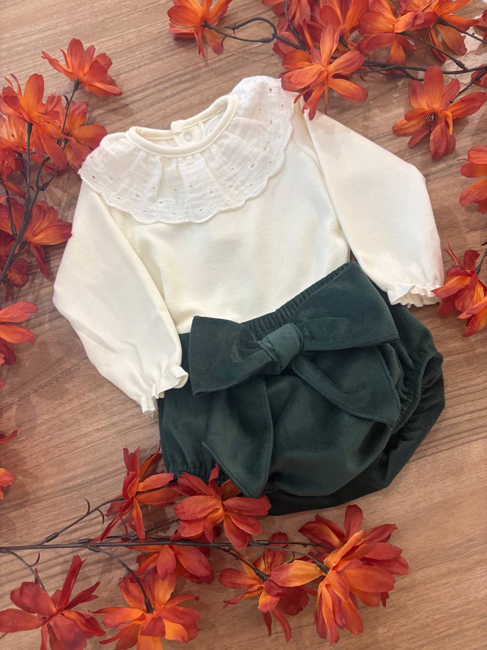 Body PIZZO SAN GALLO E CULOTTE FIOCCO CALAMARO