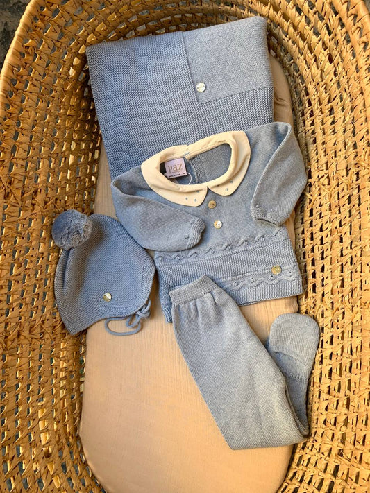 Tutina spezzata blu PAZ RODRIGUEZ