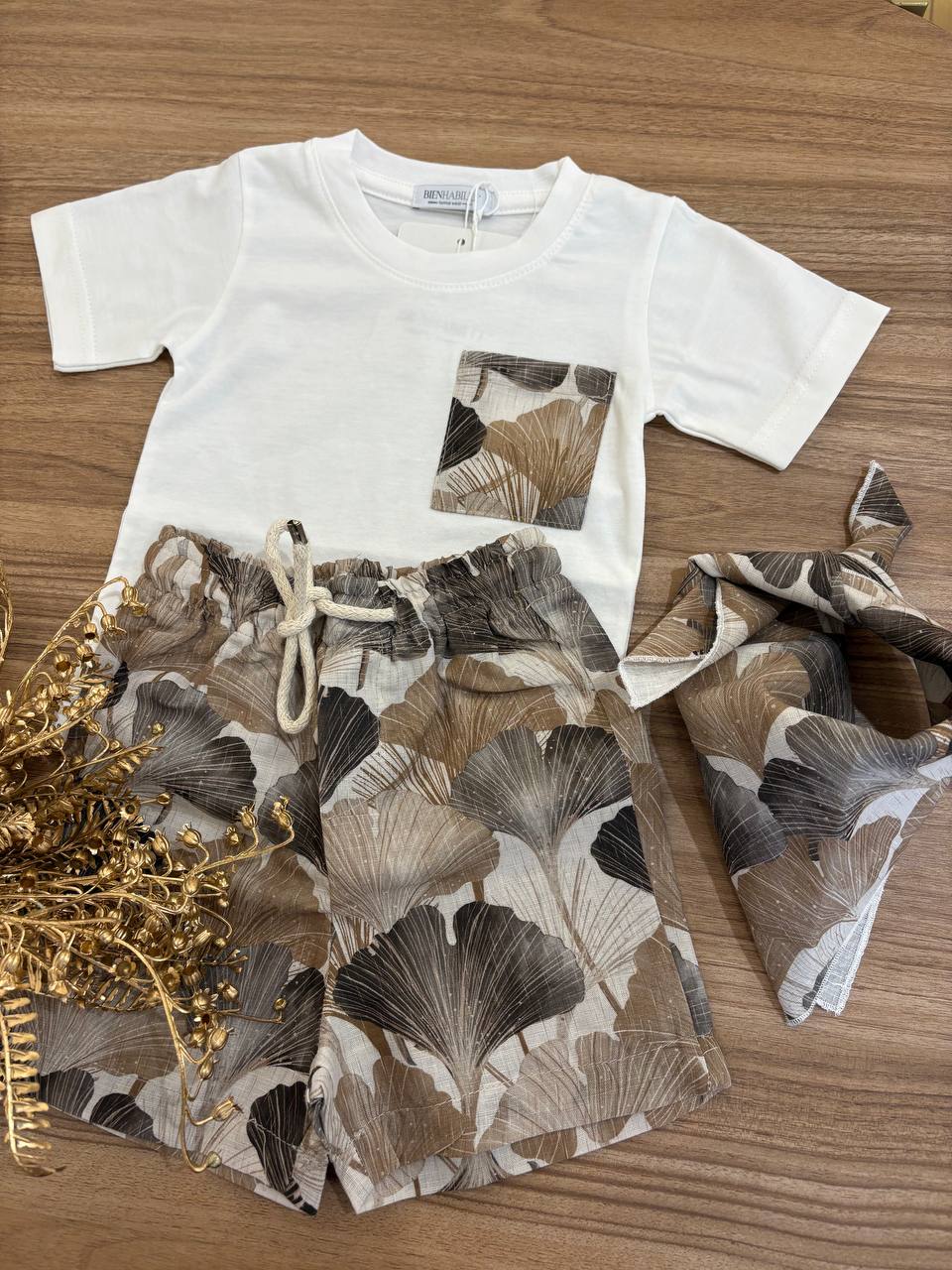 COSTUME T-SHIRT E BANDANA EMANUEL PRIS