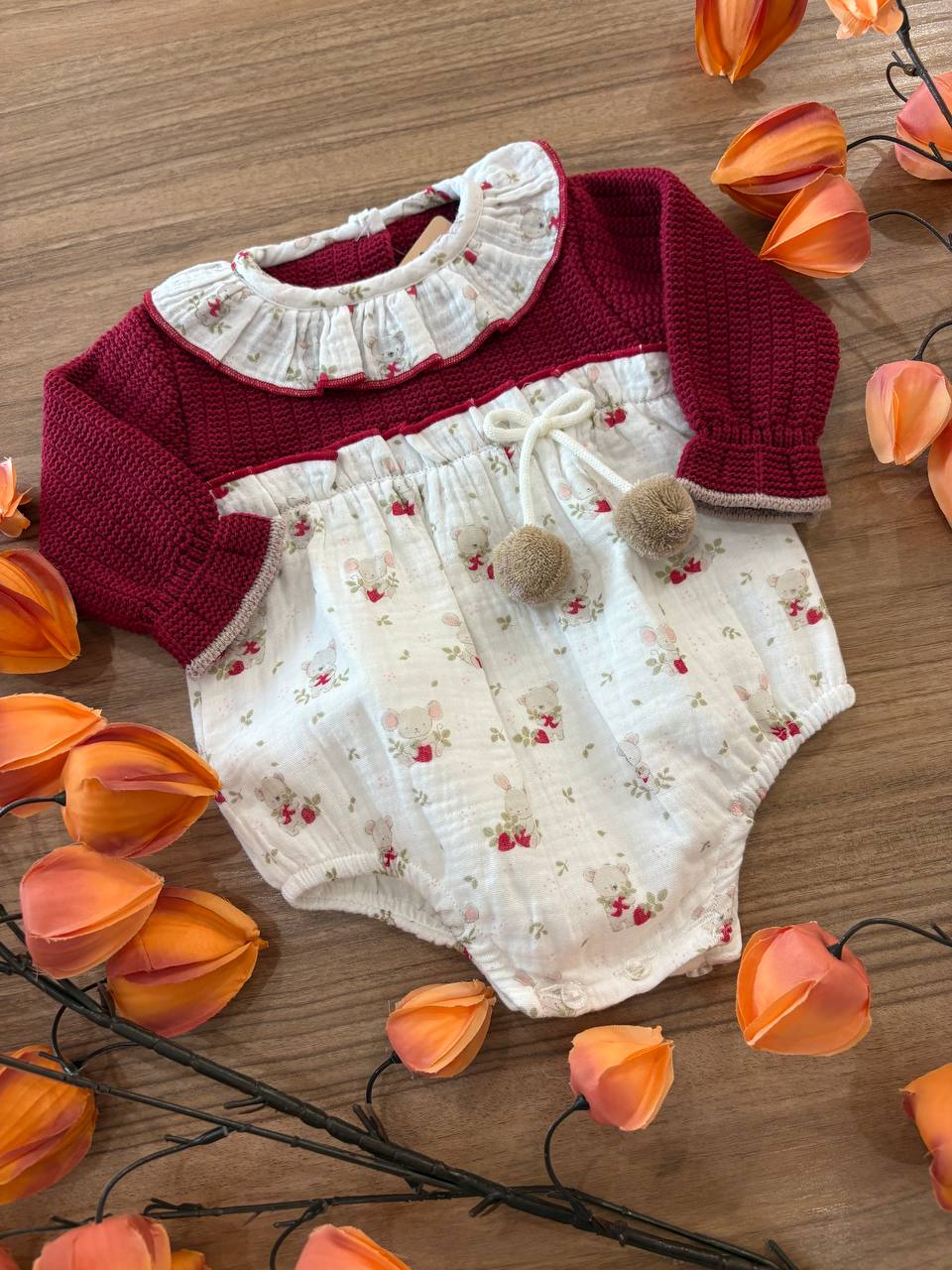 PAGLIACCETTO BORDEAUX KOALA BABY FASHION