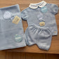 Coordinato nascita MONGOLFIERA AZZURRO JULIANA