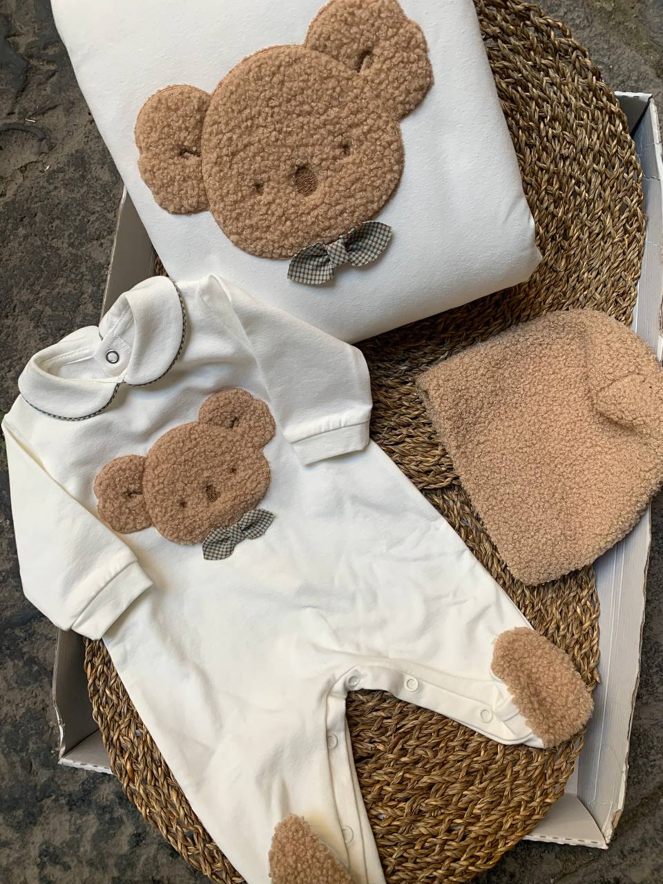 Coordinato nascita PANNA E NOCCIOLA TETO E TATTA