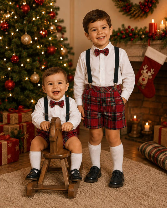 Completo GENTLEMAN TARTAN MARTA Y PAULA