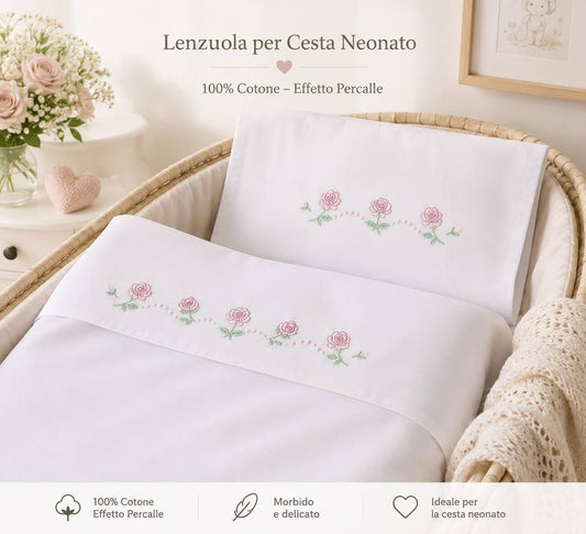 Lenzuolina CULLA ROSA PAPPA& LATTE