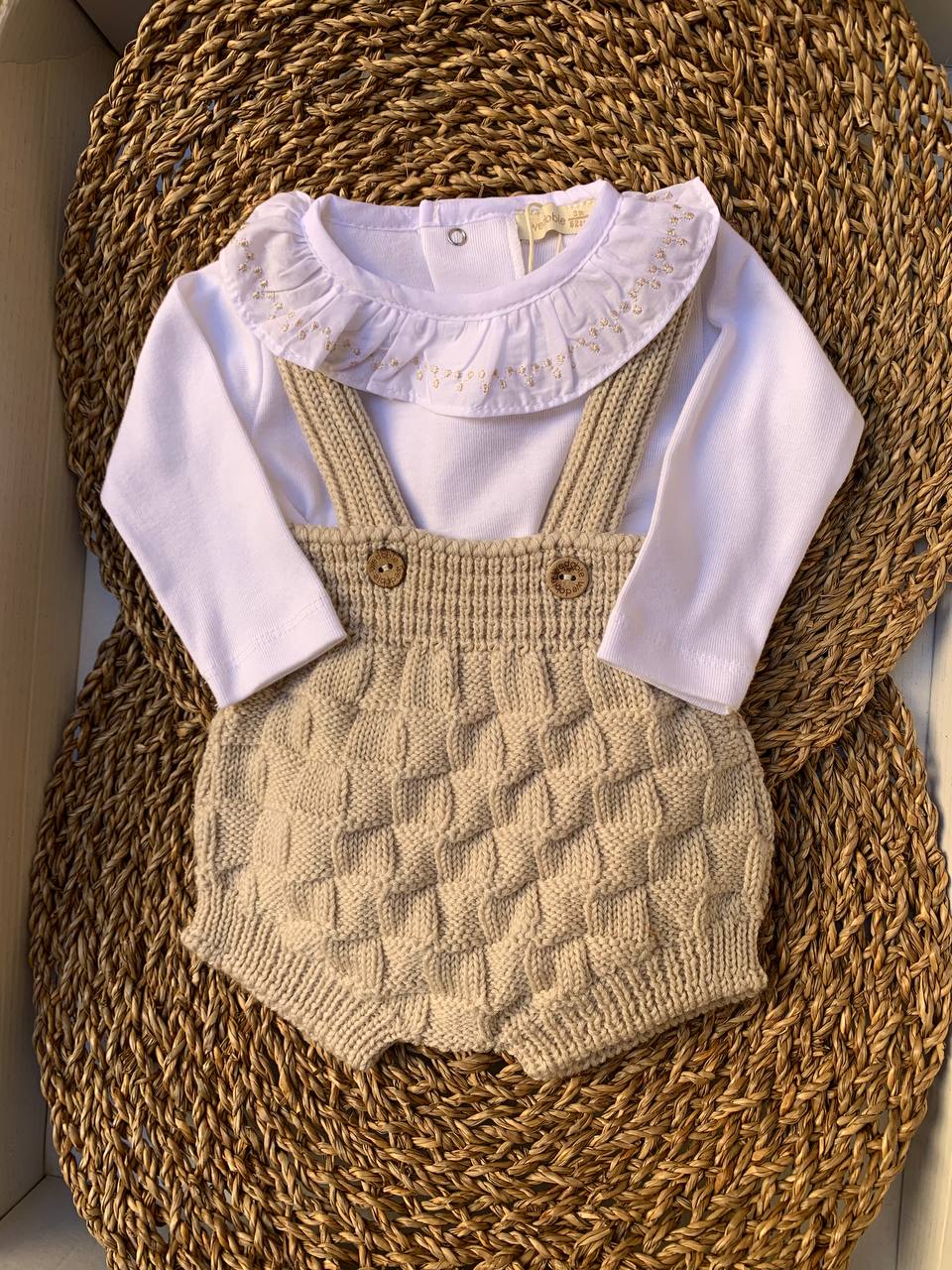 Salopette beige WEDOBLE