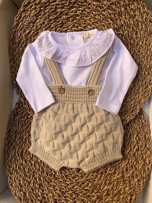 Salopette beige WEDOBLE