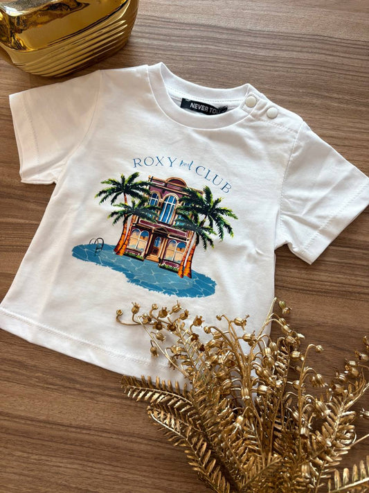 T-shirt ROXY POOL CLUB NEVER TOO