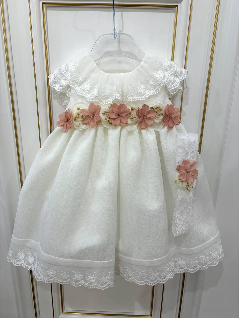 Abito Battesimale FLOREALE PONTO POR PONTO