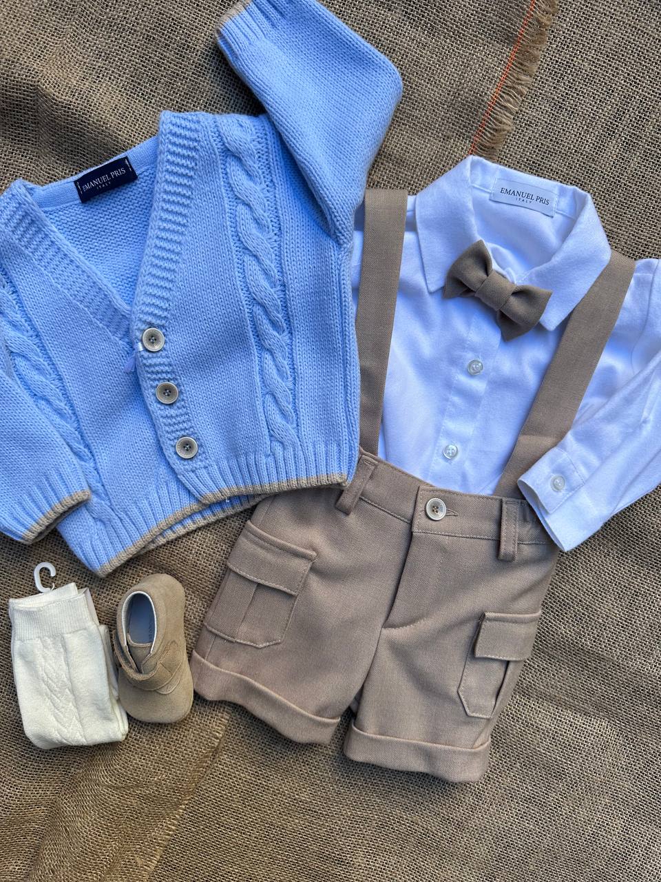 Coordinato CIELO E BEIGE EMANUEL PRIS