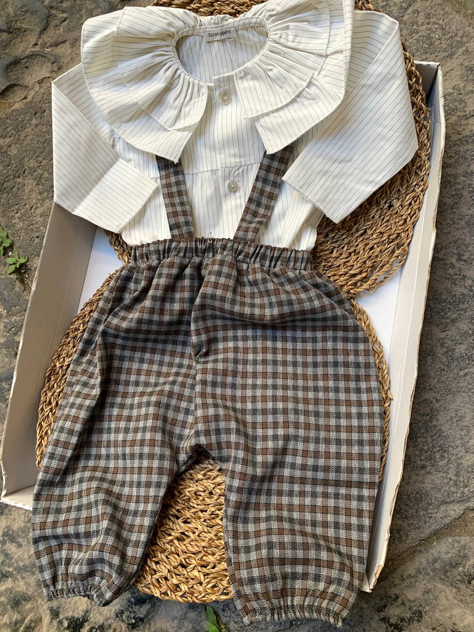 SALOPETTE E CAMICIA TERESA ZEROAMPERE
