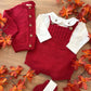 Coordinato BACCHE ROSSO WEDOBLE