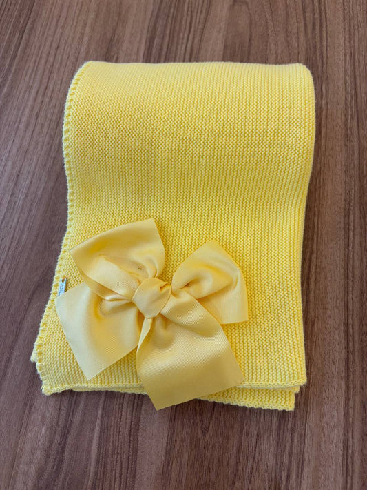 Coperta con fiocco gros-grain