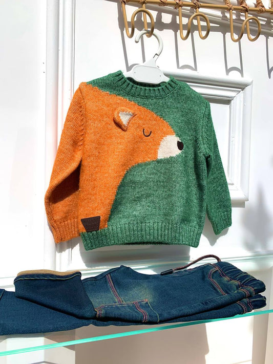 Maglioncino e jeans Boboli