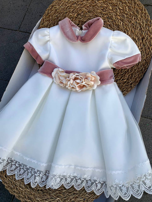 Abito VELLUTO SETA E ROSA GUGU GAGA