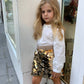 Gonna PAILLETTES ORO BOBOLI