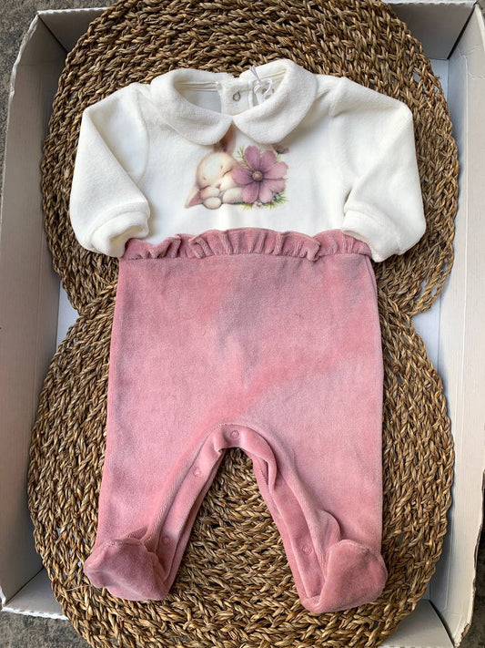 Tutina ROSA ANTICO CONIGLIETTO LALALÙ