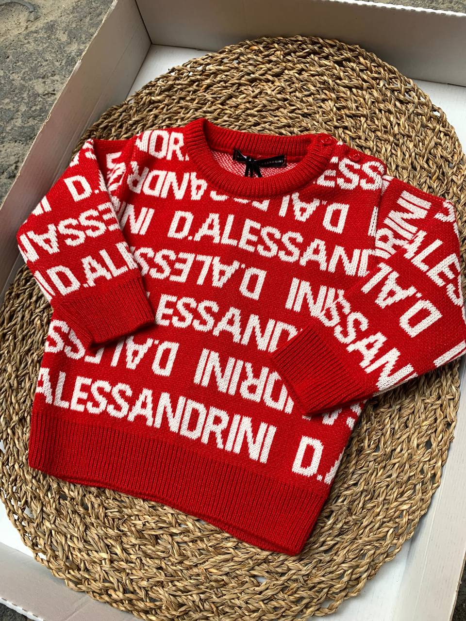 Maglioncino ROSSO Daniele alessandrini