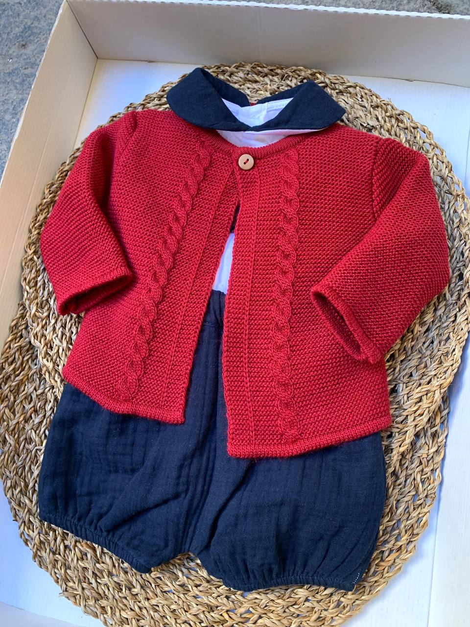 Completo treccia baby fashion