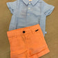 Completo camicia e shorts BOBOLI