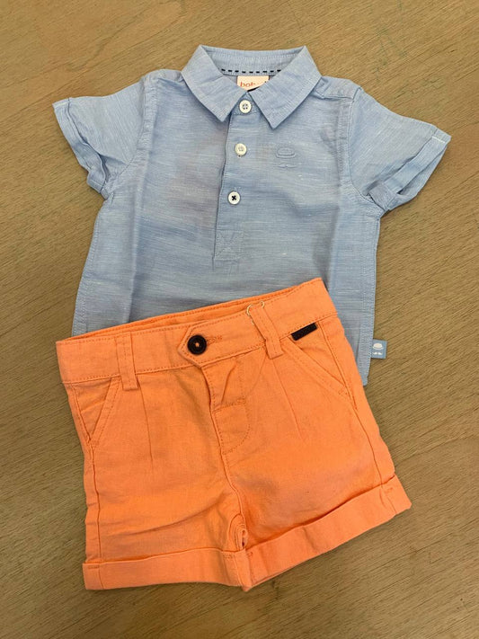 Completo camicia e shorts BOBOLI