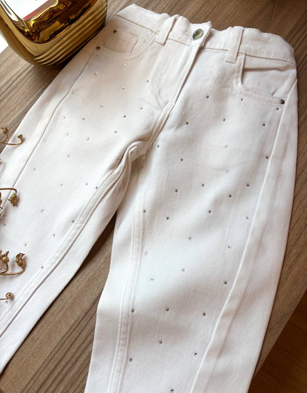 Jeans BIANCO BRILLANTINI SARABANDA