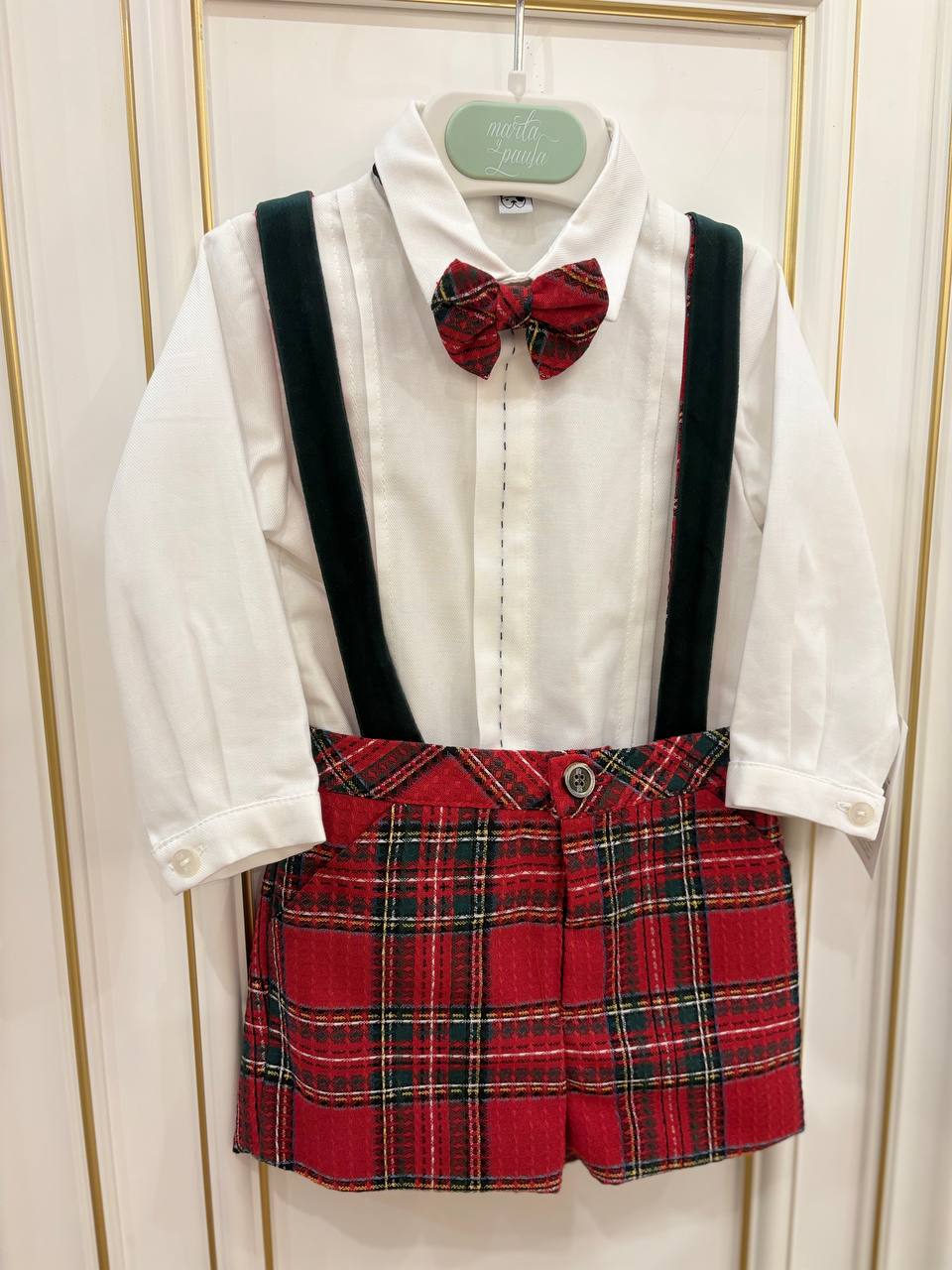 Completo GENTLEMAN TARTAN MARTA Y PAULA